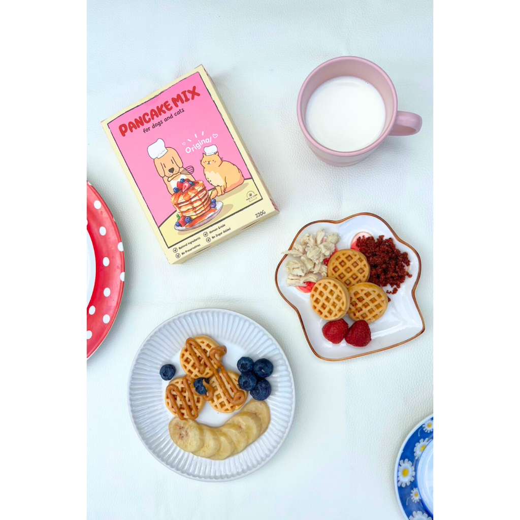 Pancake mix for cats and dogs