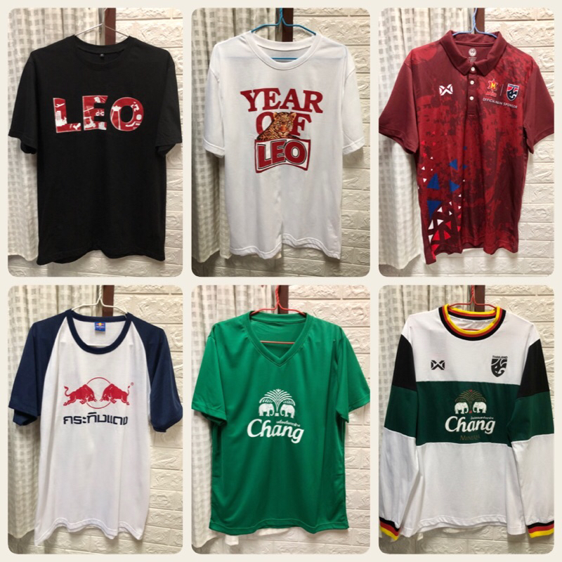 เสื้อยืด เสื้อกีฬา เสื้อแขนยาว (ลายลิมิเต็ด) มีหลายลาย หลายแบรนด์