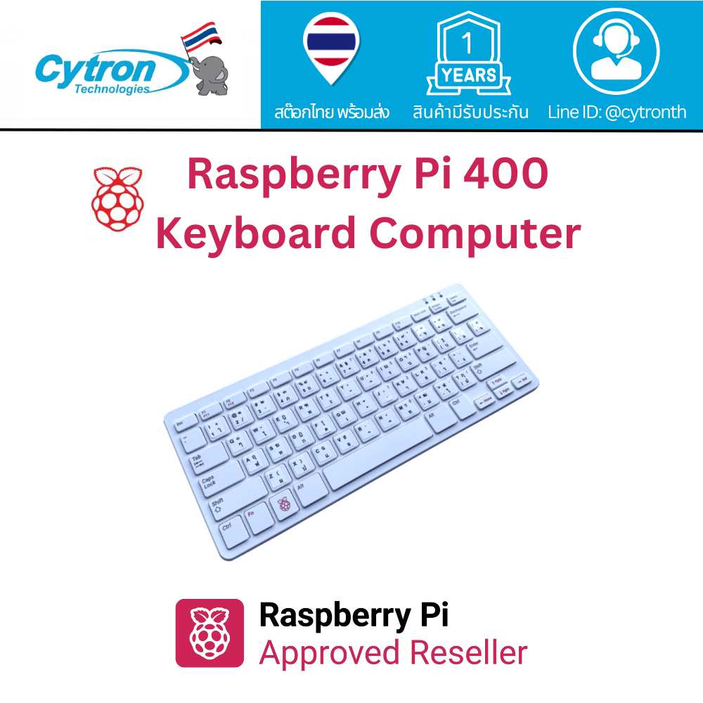 Official Raspberry Pi 400 Keyboard Computer-US Layout