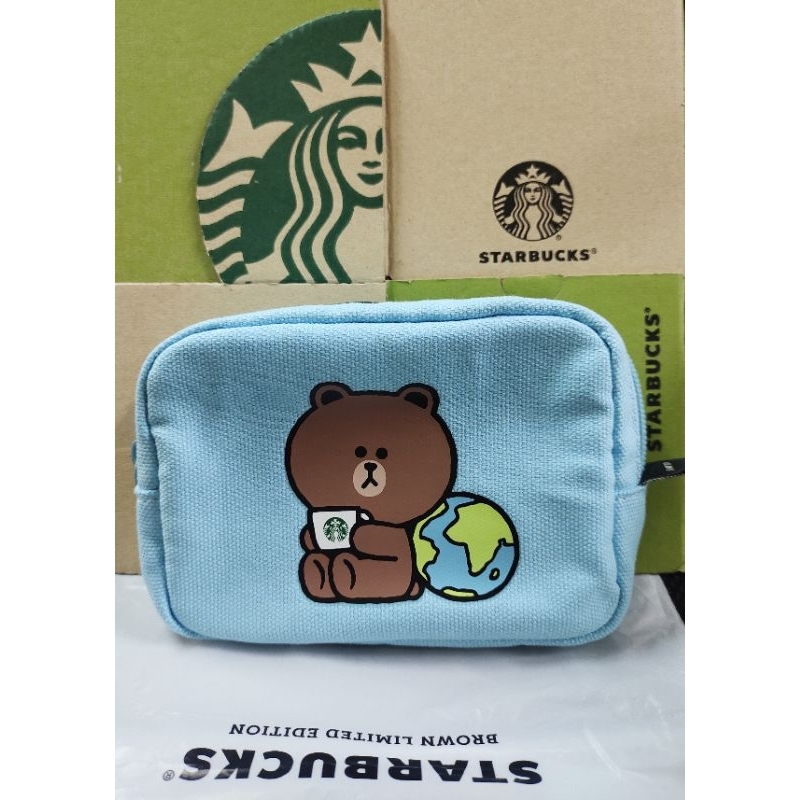 Line Friends Original Cartoon Brown Bear Sally Anime Travel Portable  Storage Bag Kawaii High Capacity Nylon