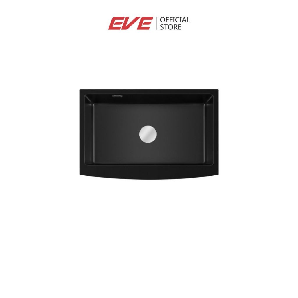 EVE ซิงค์ล้างจาน 1 หลุม หินแกรนิตสังเคราะห์ รุ่น STARLITE 840/560 BLACK