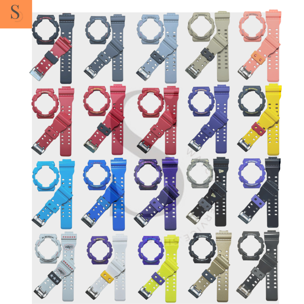 กรอบสาย จีชอค รุ่น GA-100,110,120,140 สีแดง,สีม่วงด้าน,สีโอรส,ดำเงา,เทาด้าน,ครีม,Newera