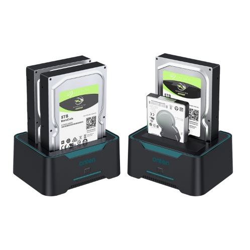 Onten OTN-UHD6 Duay Bay External Hard Drive Docking Station.