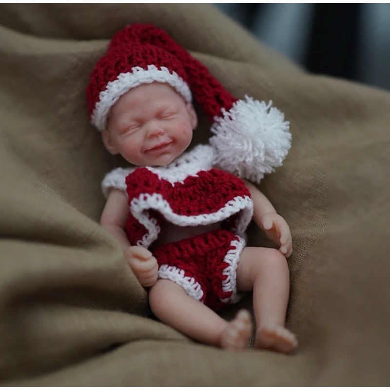 [Pre-Order] Reborn baby ตุ๊กตาทารก baby doll ซิลิโคนทั้งตัว 4.5 inch