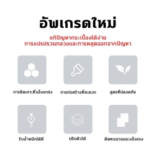 QMLกาวติดกระเบื้อง กาวปูกระเบื้อง ใช้แทนซีเมนต์ กาวซ่อมกระเบื้องและพื้นไม้ ยาแนวกระเบื้อง ยาแนวห้องน้ำ 250/650/1000ml