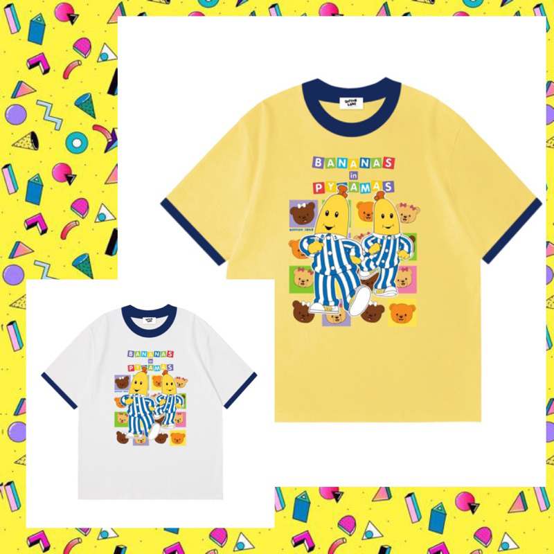เสื้อยืดOversizeQottonLand)กล้วยหอม