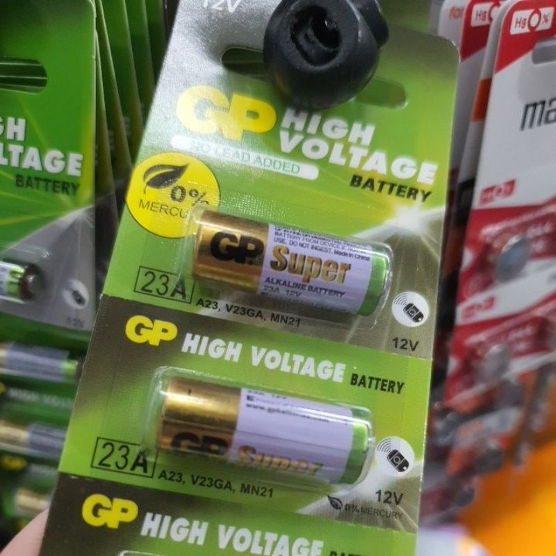 (แจกโค้ด20%กรอก INC889TYช่องโค้ดช้อปปี้) (ถ่าน23A/ได้5ก้อน) ถ่าน GP HIGH VOLTAGE  23A (12V) คุณภาพที่คุณไว้วางใจ