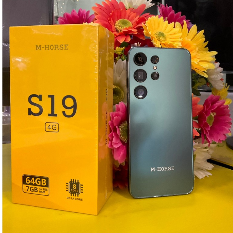 โทรศัพท์มือถือ Mhorse รุ่น S19 RAM 7GB ROM /64GB ระบบ4Gแท้ รุ่นใหม่ จอใหญ่6.6นิ้ว สแกนหน้า ใส่ได้ทุก