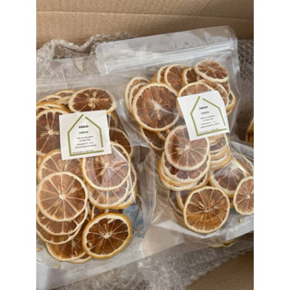 Dried Lemon (เลมอนสไลด์อบแห้ง )คละเกรด 50ชิ้น ใช้ตกแต่งอาหาร…