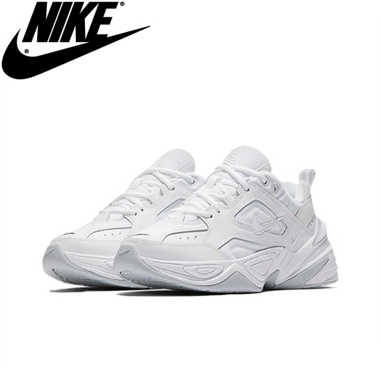 【ของแท้ 100%】Nike M2K Tekno White Pure Platinum Casual shoes white