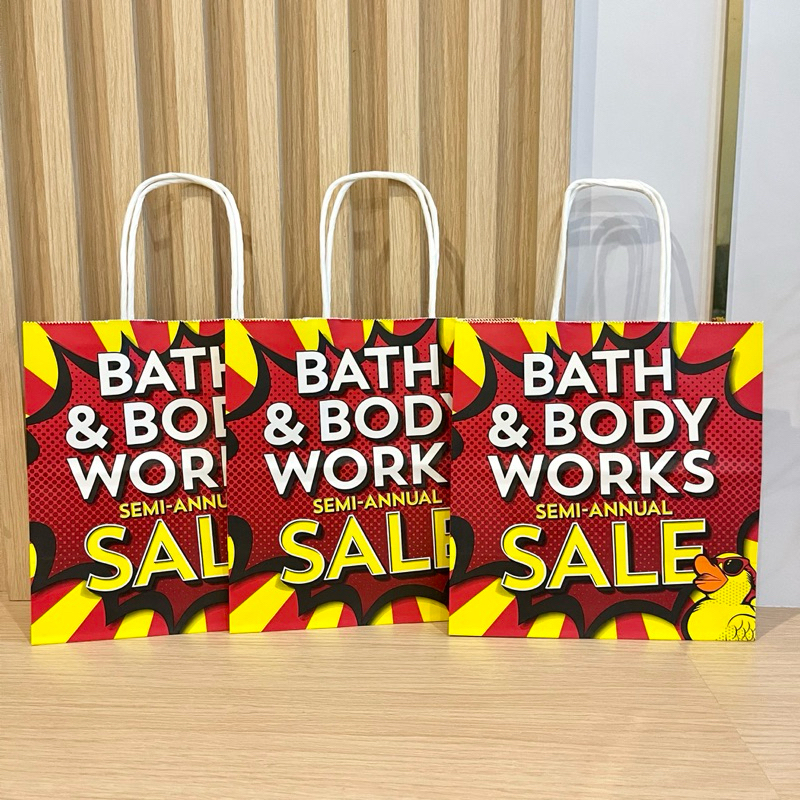 ถุงของขวัญ Bath and Body Works sale ถุงกระดาษ