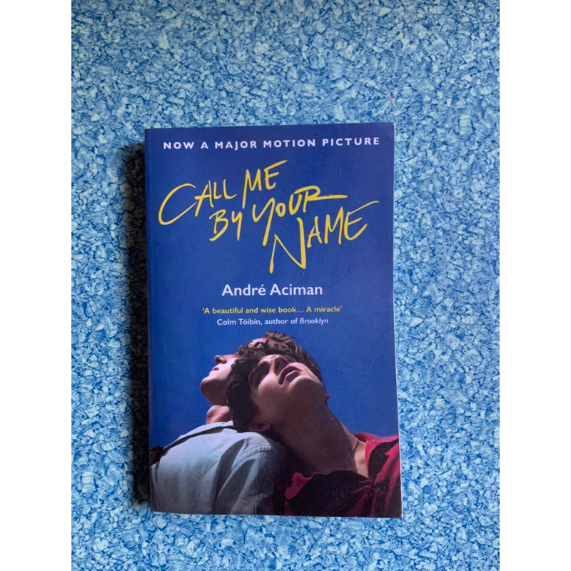 หนังสือ call me by your nameเวอร์ชั่นภาษาอังกฤษมือสองราคาถูก