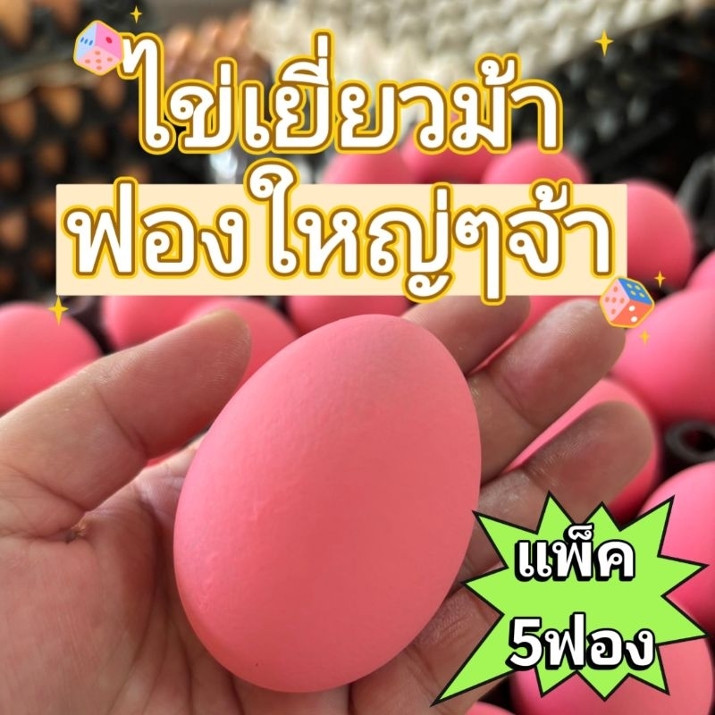 ไข่เยี่ยวม้า​ฟองใหญ่ๆโตๆ​ อร่อยติดใจ​ (แพ็ค5ฟอง)​