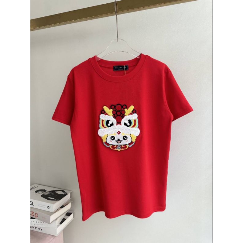 เซลล126เสื้องานปักอะไหล่ขนนูนป้ายBellacita