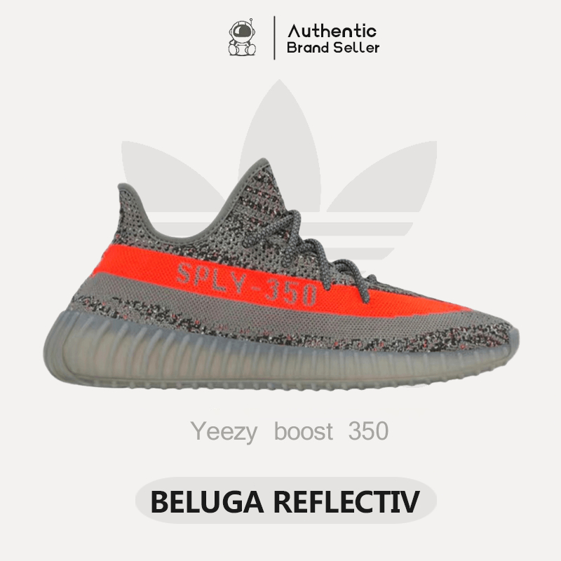 พร้อมส่ง Adidas Originals Yeezy boost 350 beluga reflectiv ของแท้100%