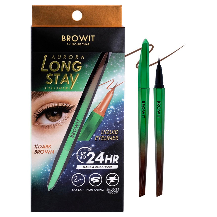 [ส่งทันที] Browit Aurora Long Stay Eyeliner 0.5g ออโรร่าลองสเตย์อายไลน์เนอร์