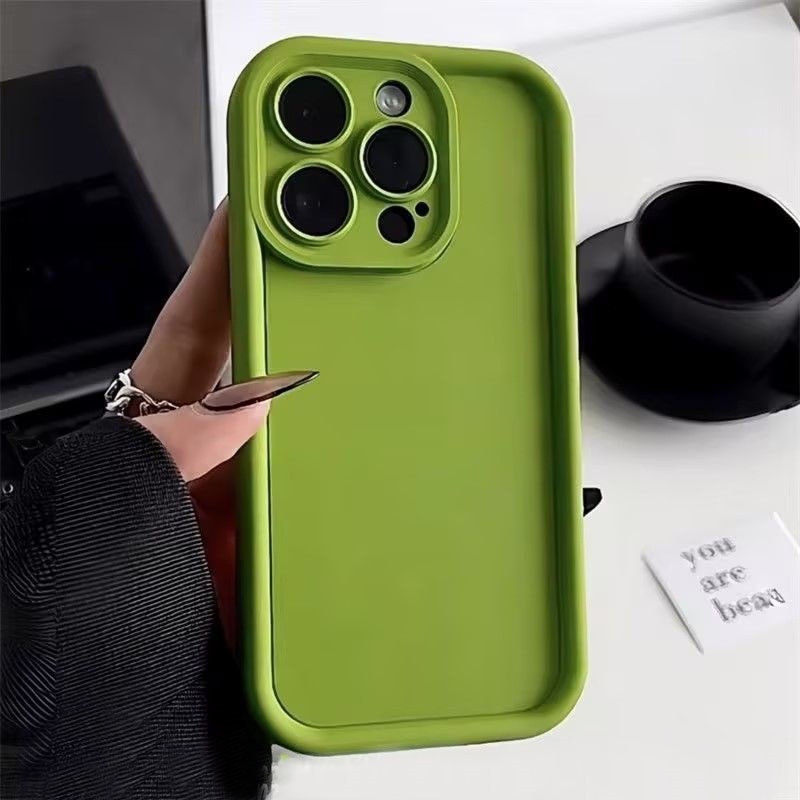 เคสโทรศัพท์มือถือ กันกระแทก สีแคนดี้ For iPhone 13 11 14 XR X 15 12 16 Pro MAX XS MAX 7 8 6 6s Plus SE 13 pro 14 plus