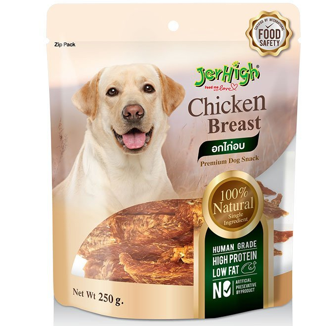 สุดคุ้มทั้งลด ทั้งแถม [โปร 1 แถม ขนม 1 ซอง50-60กรัมคละรส]JerHigh Gold Premium DogSnacks200-325g(K-sy) รูปที่ 5