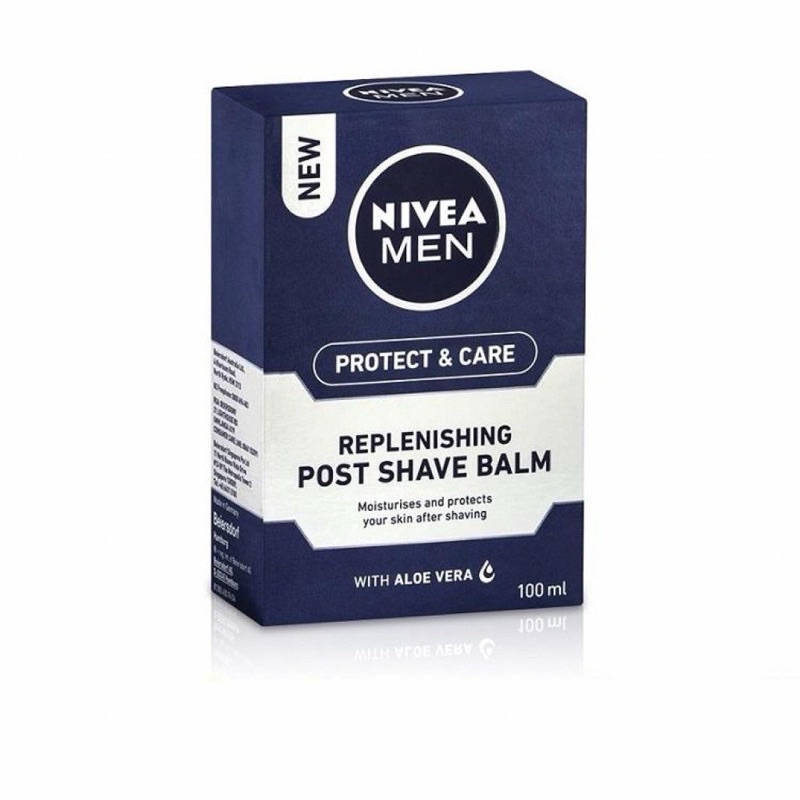 ❗️❗️ของแท้พร้อมส่ง❗️❗️ Nivea Men Protect&Care Post Shave Balm 100ml. ผลิตภัณฑ์บำรุงผิวหน้าหลังโกนหนวด