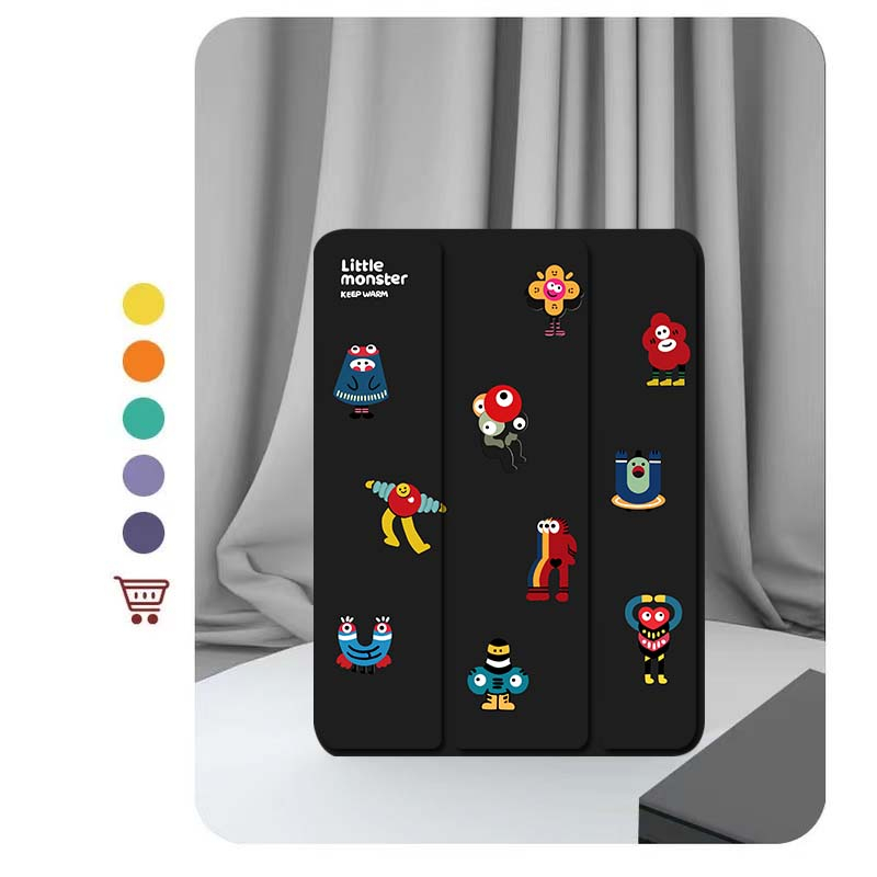 🔥จัดส่งภายใน24ชั่วโมง🔥 เคสไอแพด Gen9 Air5 แจ็คเก็ตลง cute monster Case ipad Pro 2021 air4 Gen10 case iPad air3 gen8 gen7