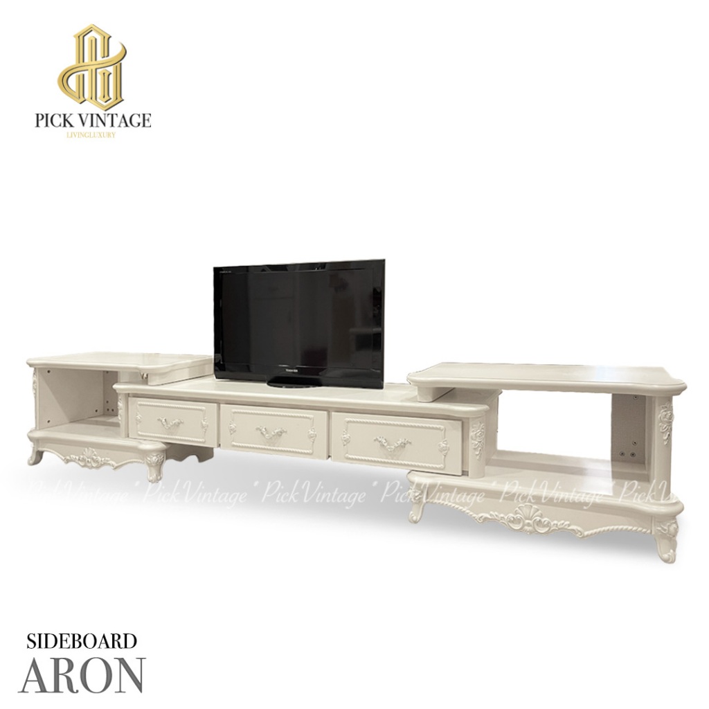 ARON SIDEBOARD : ตู้วางทีวีวินเทจ 1.8-3.0 ม. รุ่น อารอน