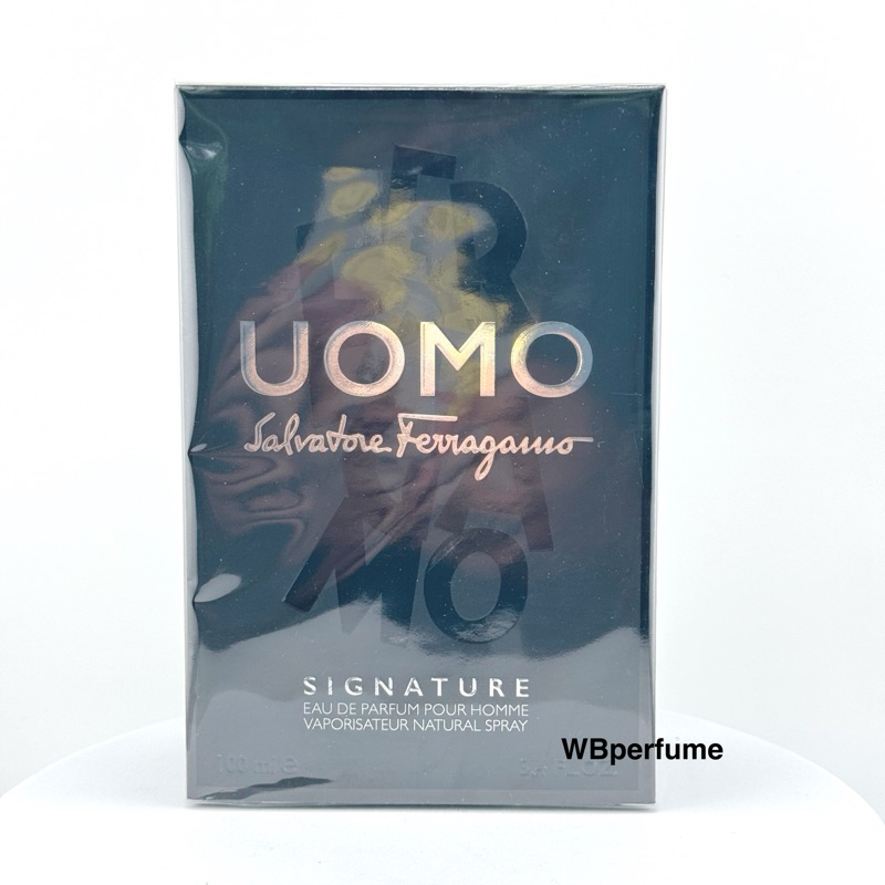 น้ำหอมแท้100% SALVATORE FERRAGAMO Uomo signature EDP 100ml.