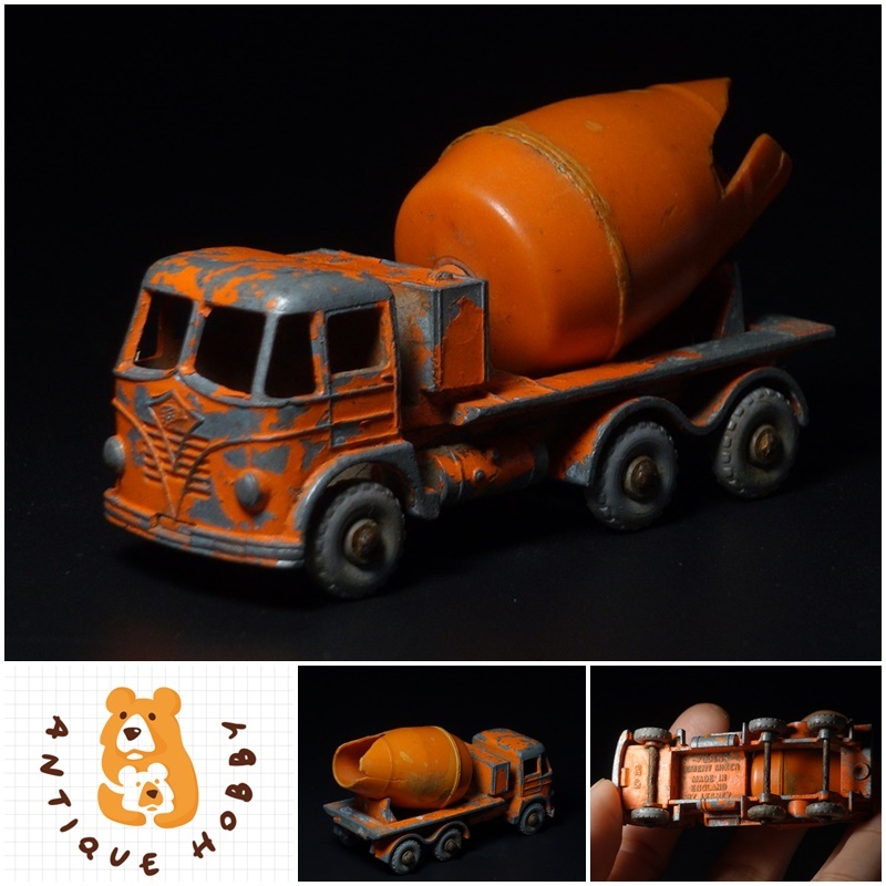 👑โมเดลรถเก่าของเล่นเก่า 1/87 รถสะสมโบราณยุค60s-80s มือสอง:LESNEY MATCHBOX CEMENT MIXER