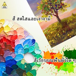 Giorgione ชุดสีอะคริลิค 12/24สี ใช้ได้กับ DIY เช่นเดียวกับกราฟฟิตี ภาพวาดผนัง ภาพวาดกันน้ำ สีย้อมผ้า Acrylic Paint