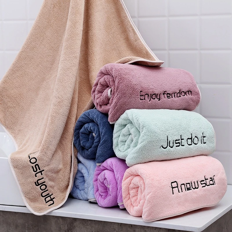 ผ้าเช็ดตัวใหญ่ ซับน้ำดี แห้งไว (ขนาด 70 x 140 เซนติเมตร) พร้อมส่งจากไทยไทย ส่งของทุกวัน🚚 ผ้าขนหนู
