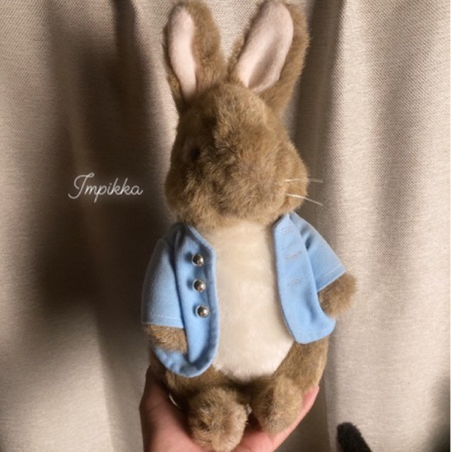 ( สินค้ามือ 2 VINTAGE  ) ตุ๊กตากระต่ายปีเตอร์แรบบิท Peter rabbit 🐰 ลิขสิทธิ์แท้ From Japan 🇯🇵