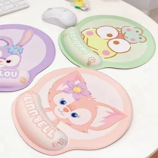 🔥พร้อมส่ง🔥 แผ่นรองเมาส์ซิลิโคน พร้อมซิลิโคนรองข้อมือ ลายการ์ตูนน่ารัก