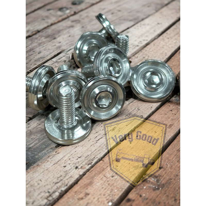 น๊อตสแตนเลส-จี้ร่องแบน M4,M5,M6,M8,M10 ราคาตัวละ