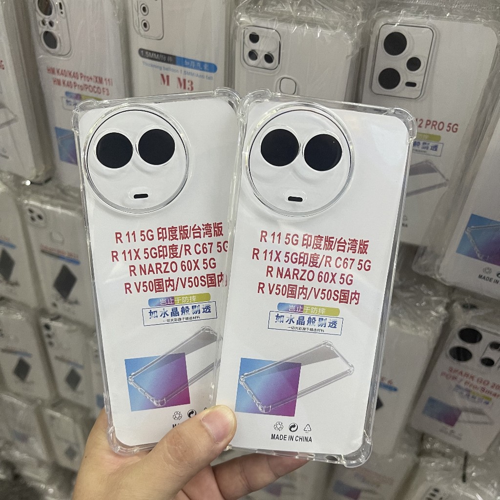 พร้​อมส่งจากไทย เคสใสกันกระแทก คลุมกล้อง Case For​ Realme11 X 5G เคสใส