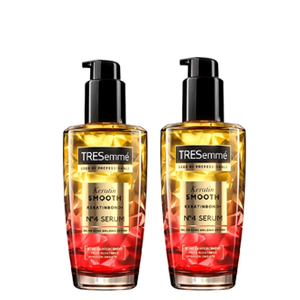 TRESEMME Keratin Smooth Keratinbond Serum 100ml. เทรซาเม่ เคราติน สมูท เคราตินบอนด์ เซรั่ม สูตรล็อกผ