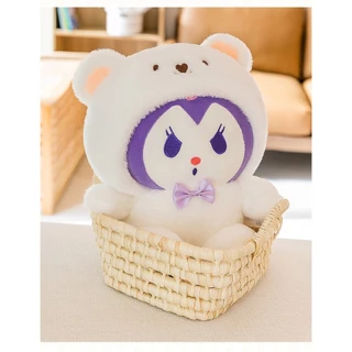 น่ารักอบเชยสุนัขของเล่นตุ๊กตาหมีสีขาวตุ๊กตา Kuromi ตุ๊กตาของขวัญวันเกิดสำหรับเด็กผู้หญิง