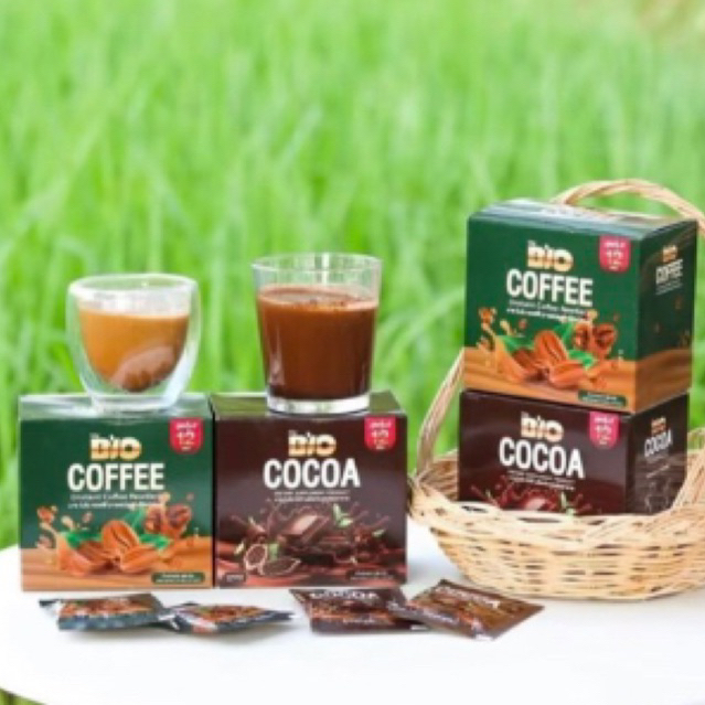(1กล่อง) Bio Cocoa ไบโอโกโก้ / Bio Coffee ไบโอกาแฟ