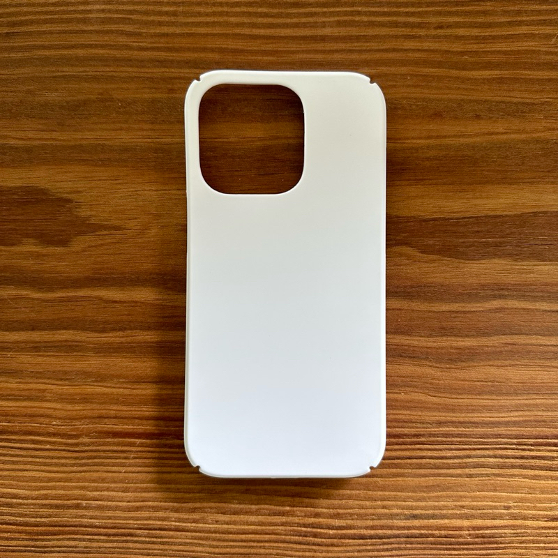 เคสแข็งด้าน(คลุมรอบเครื่อง) สำหรับงานสกรีน sublimation Iphone ทุกรุ่น