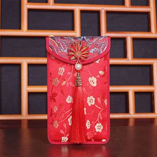 ซองอั่งเปาผ้า อั่งเปาผ้า งานพรีเมี่ยม ปักลาย