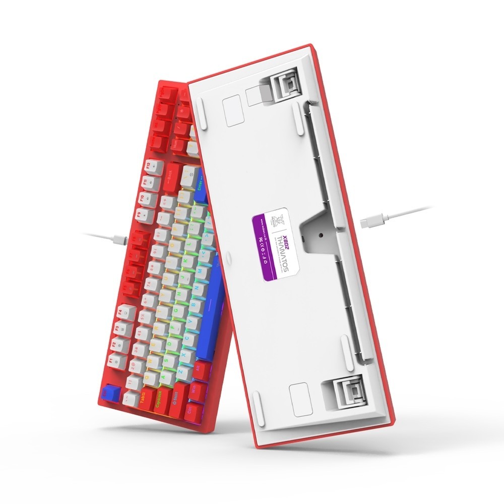 คีย์บอร์ดเกมมิ่ง NUBWO THANATOS X802 Mini RGB Mechanical Keyboard 97 Keys คีย์บอร์ดเมคานิคอล ประกัน 2 ปี รูปที่ 5