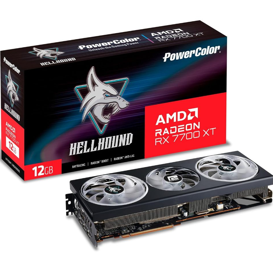POWER COLOR RX7700XT HELLHOUND 12GB GDDR6