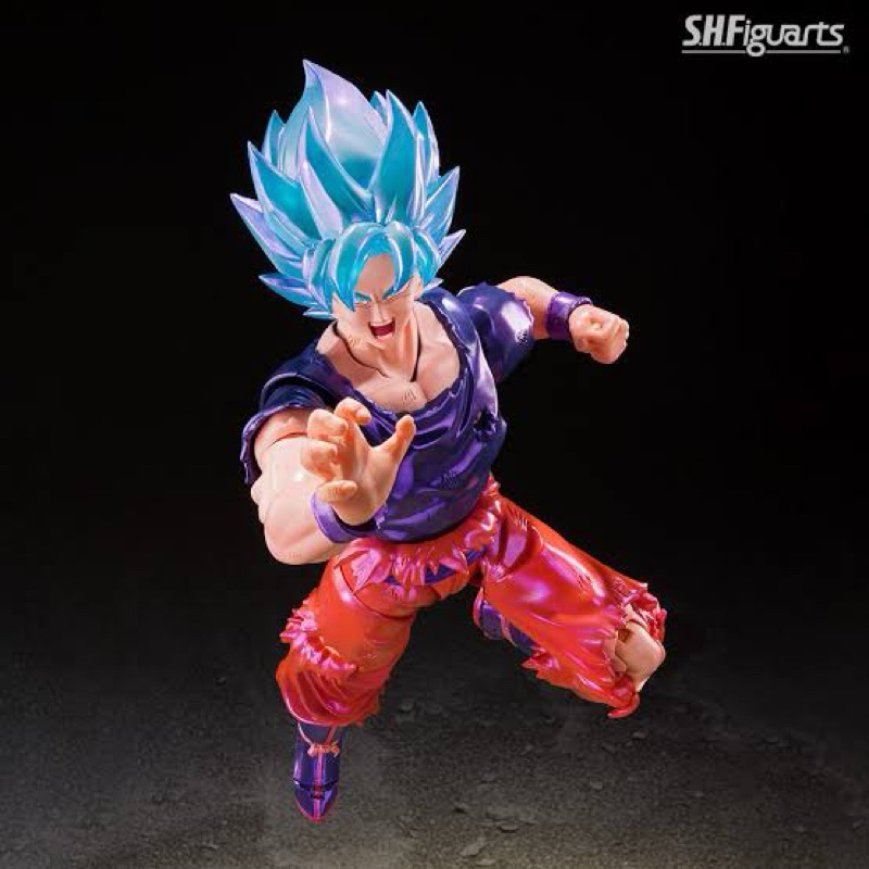 S.H. Figuarts Super Saiyan God Super Saiyan Son Goku Kaio-Ken Bandai Figure VJ 30th Anniversary