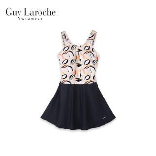 Guy Laroche ชุดว่ายน้ำ วันพีซ (One piece) เสื้อสายเดี่ยว กระ…