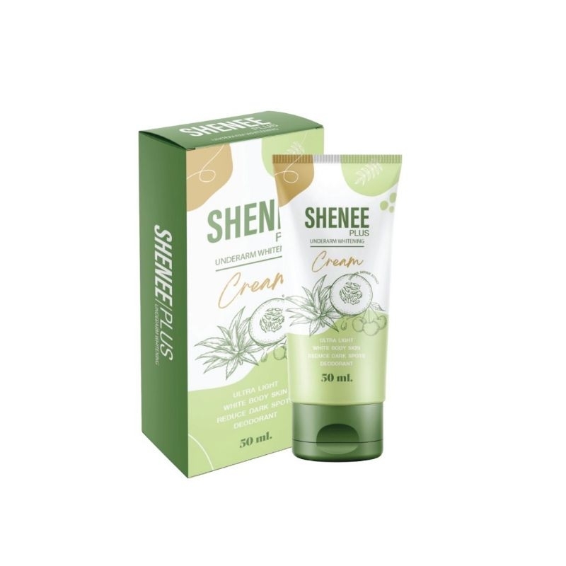 (พร้อมส่ง)รุ่นใหม่หลอดเขียว SHENEE ชีนี ชินี ของแท้ ครีมทารักแร้ขาว ตุ่มหนังไก่ ลดกลิ่นตัว แตกลาย ศอกดำ ระงับกลิ่นกาย50g