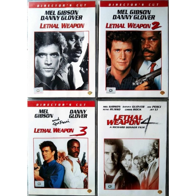 📀 SET DVD LETHAL WEAPON PART 1-4 : ริกก์ส คนมหากาฬ