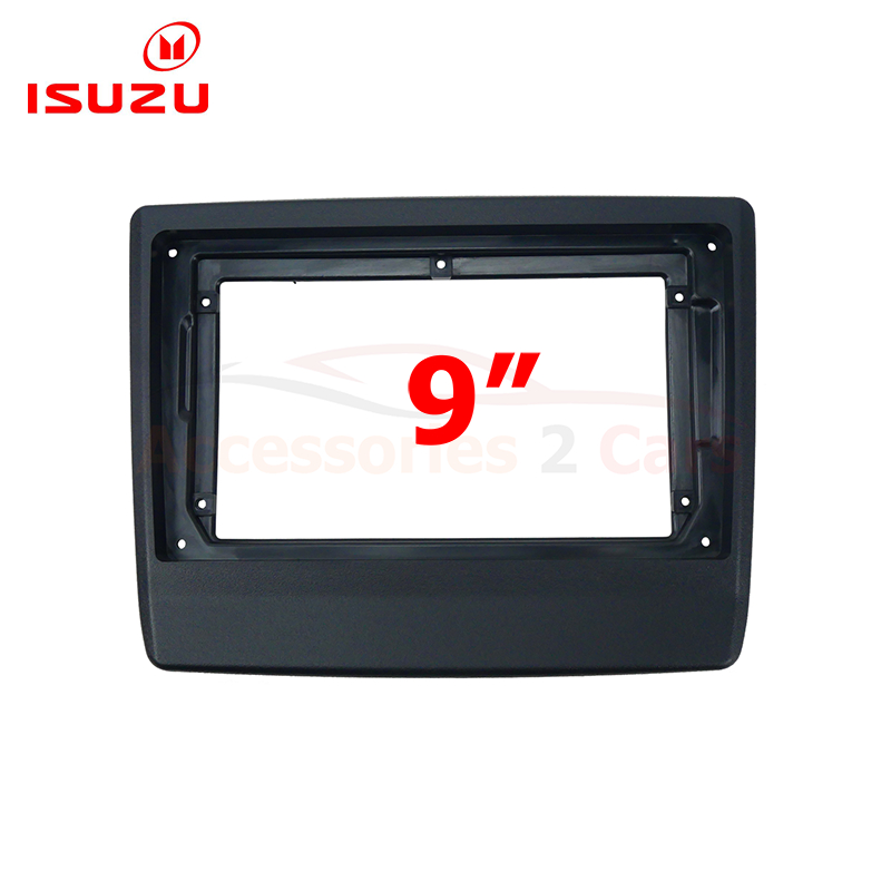 กรอบในวิทยุรถยนต์ ยี่ห้อ ISUZU รุ่น D-MAX ปี 2020+ (ดำด้าน) รหัสสินค้า IS-016N