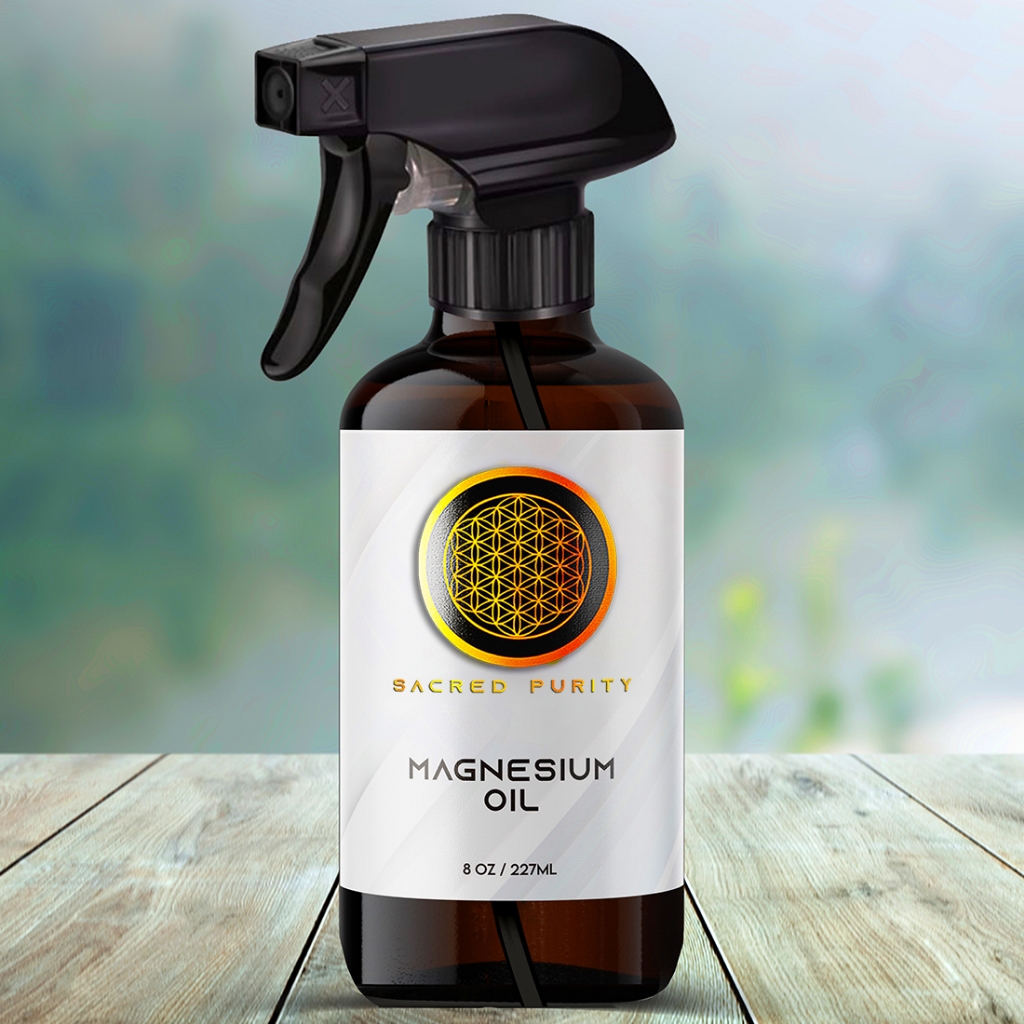Magnesium Oil Spray Bottle of Pure Genuine Zechstein Magnesium Chloride 227ml (8 OZ)