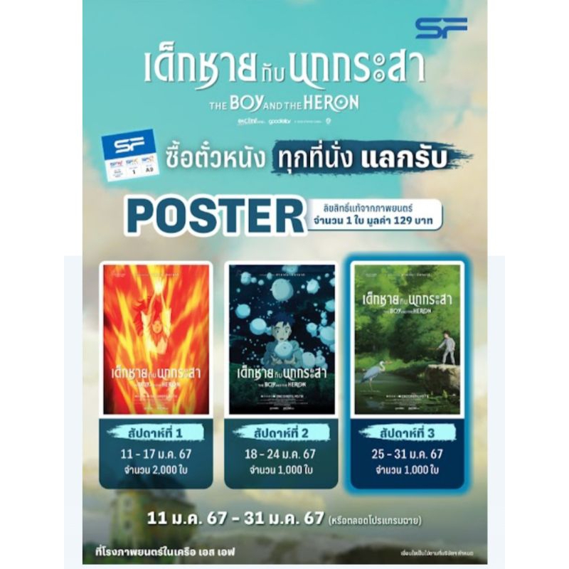 THE BOY AND THE HERON Poster