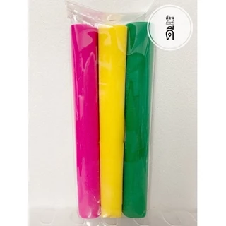 ผ้า3สี ผ้าสามสี ผ้าเจ็ดสี ผูกศาล และ สิ่งศักดิ์สิทธิ์ สีชมพู เหลือง เขียว แดง ขาว น้ำเงิน ส้ม