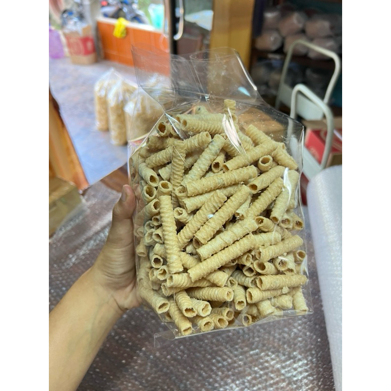 ทองม้วนกะทิสด ขนาด500กรัม แบบเกลียว