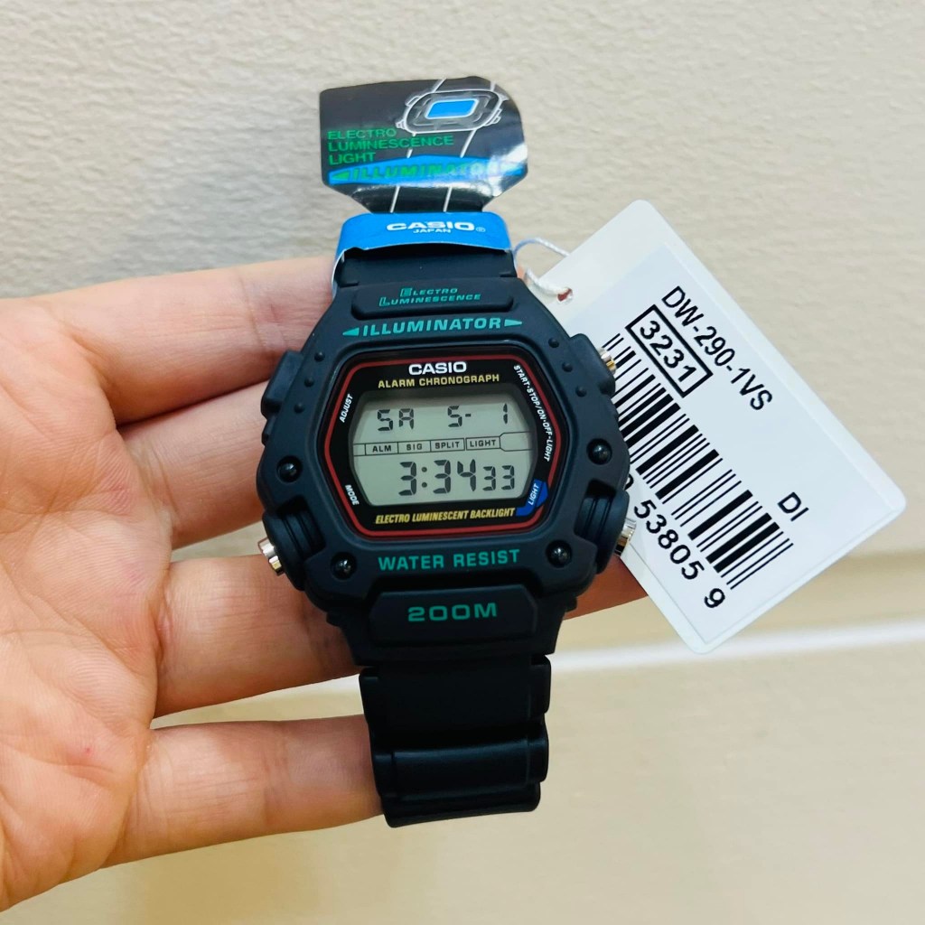 Casio DW-290-1 DW-290 DW-290-1VS DW290-1V Casio mission impossible ประกันศูนย์ไทย 1 ปี
